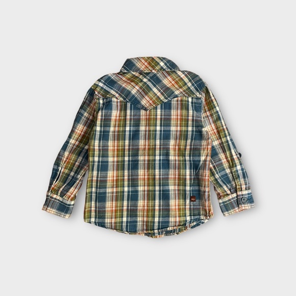 Tea Collection Plaid Pocket Button Down Shirt - Picture 4 of 4